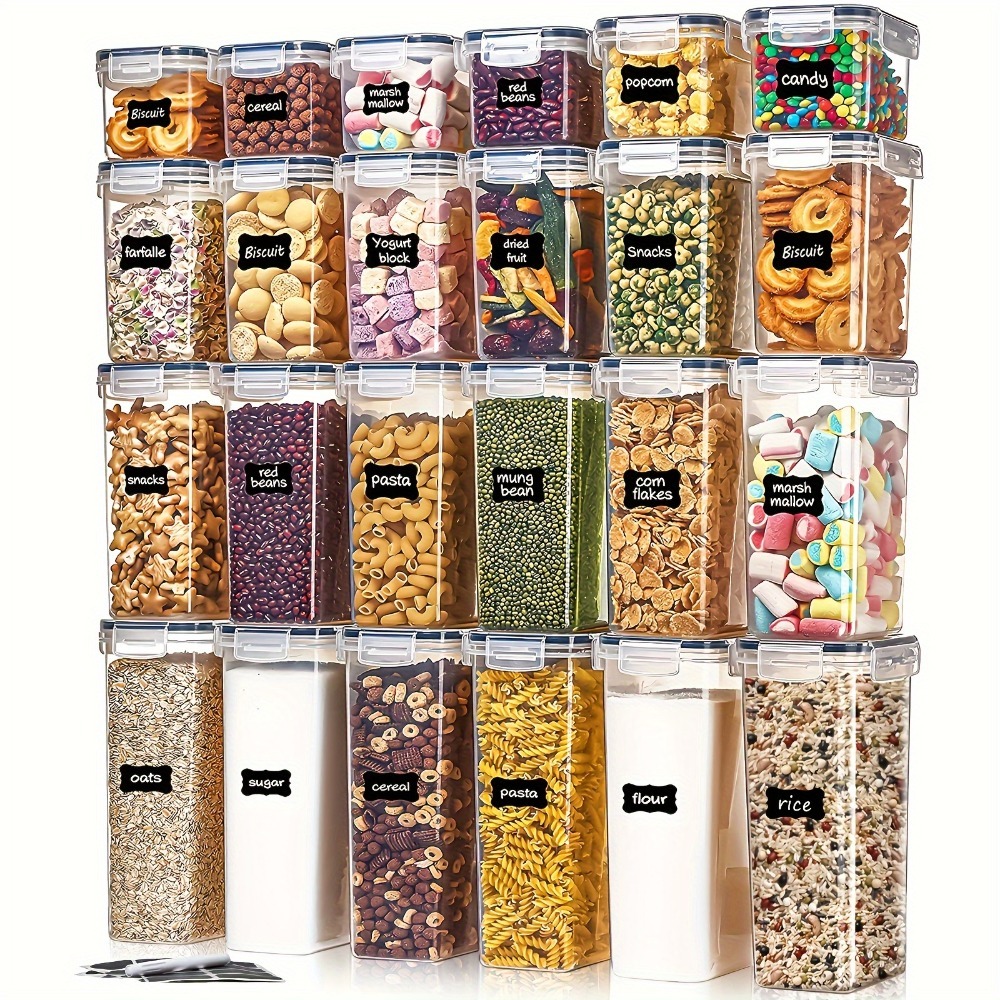 Food Storage And Preservation - 24Pcs Food Storage Containers 12 Boxes