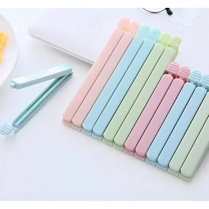 Food Storage Zip Lock Bags - 10PCS Bag Clips Food Snack Sealing