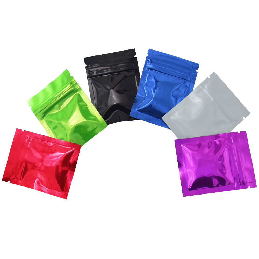 Food Storage Mylar Bags - 500 Pieces 6x8cm Small Reclosable Zip