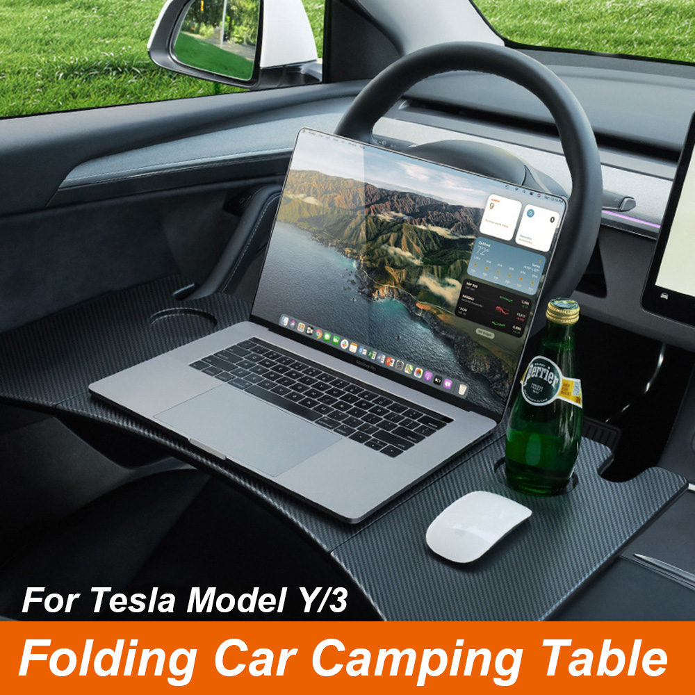 Food Storage With Wheels - Table Desk Portable Office For Tesla