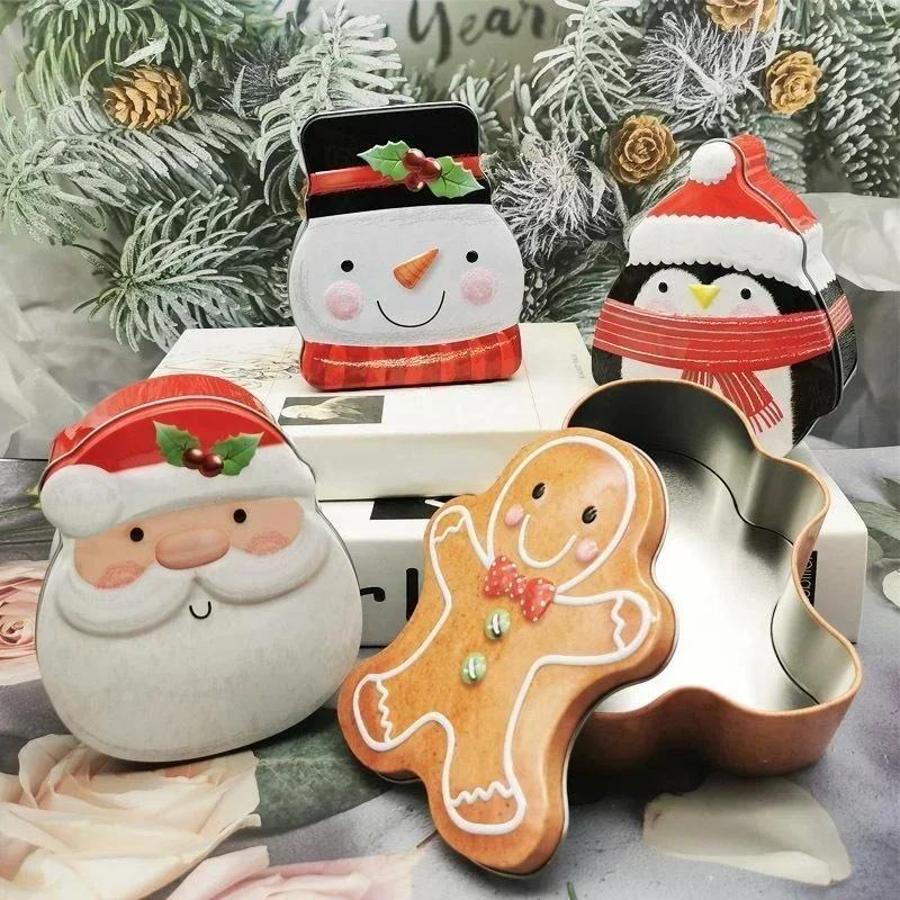 Christmas Gingerbread Man Cand - огляд і ціна Xmas Food Storage Containers