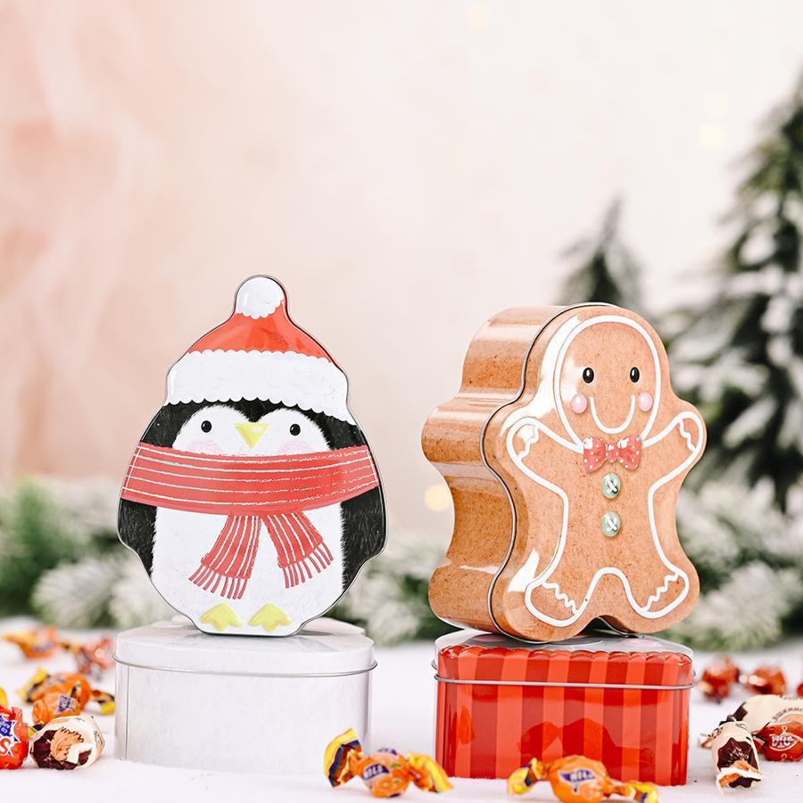 Christmas Gingerbread Man Cand - огляд і ціна Xmas Food Storage Containers