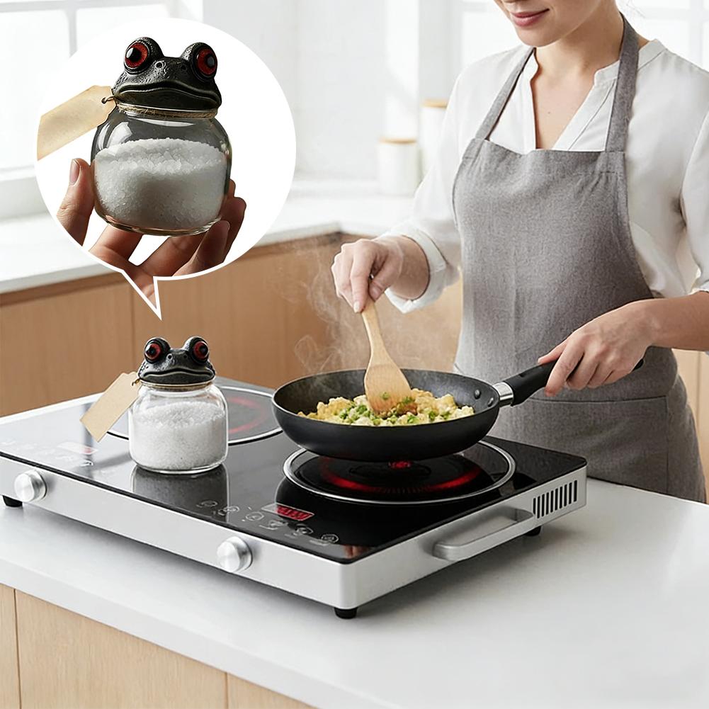 Pcs Handcrafted Witchy Frog Ap - огляд і ціна Food Storage Lid