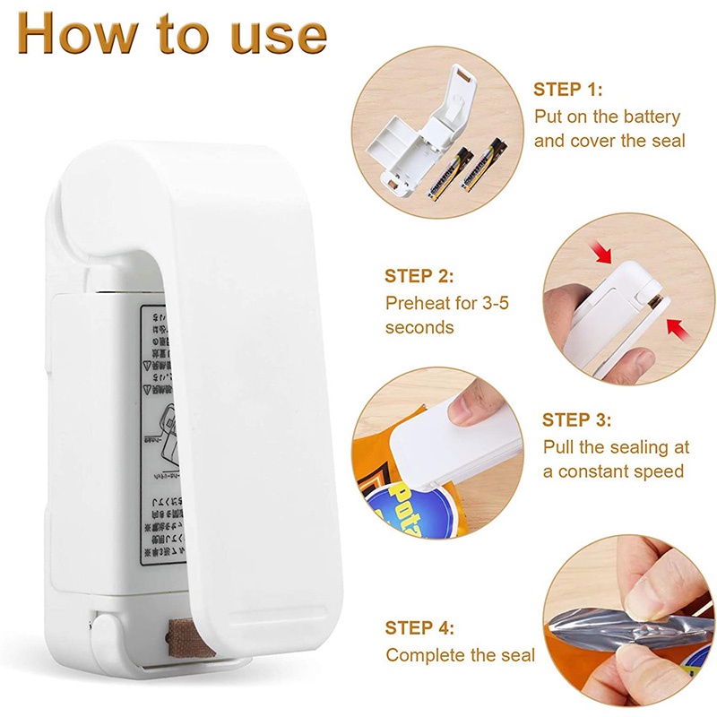 Mini Heat Bag Sealer Portable  - огляд і ціна Food Storage Zip Lock Bags