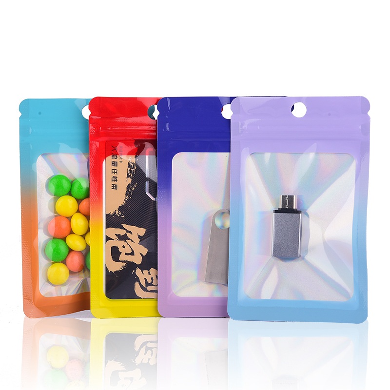 1000Pcs Laser Color Gradient Z - огляд і ціна Food Storage Mylar Bags