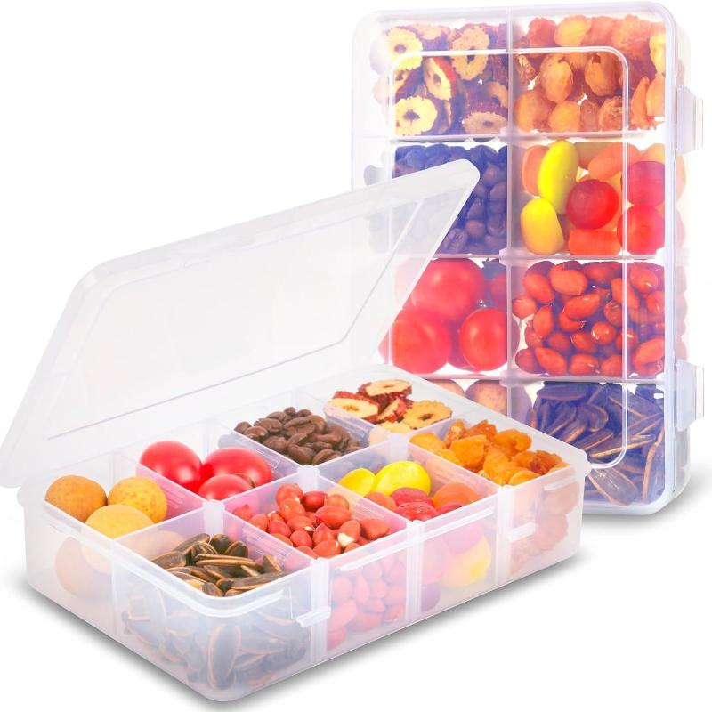 8 Grid Snackle Box Container C - огляд і ціна Food Storage With Compartments