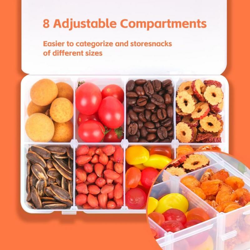 8 Grid Snackle Box Container C - огляд і ціна Food Storage With Compartments