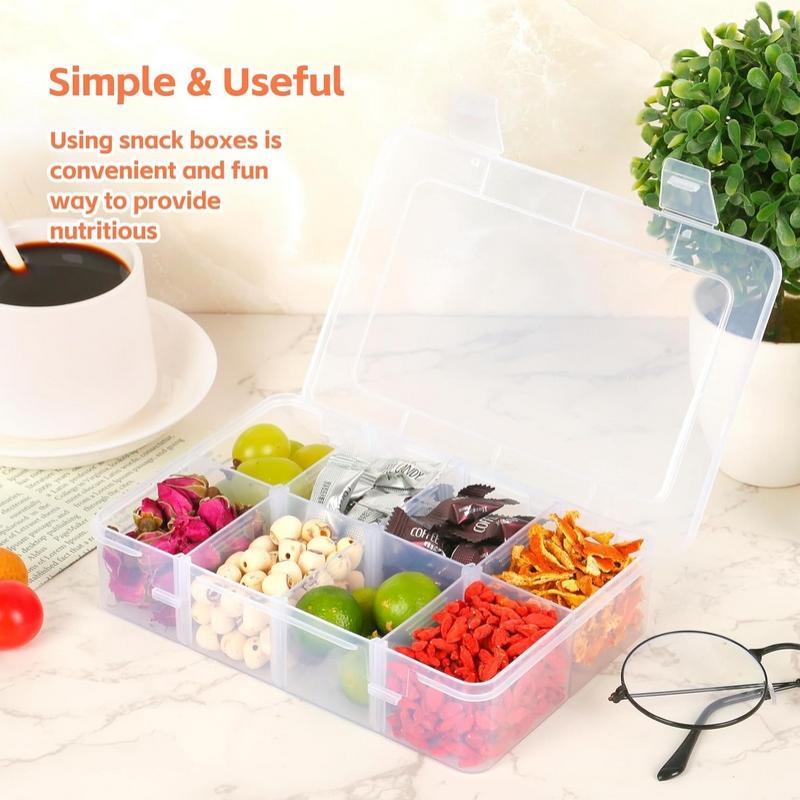 8 Grid Snackle Box Container C - огляд і ціна Food Storage With Compartments