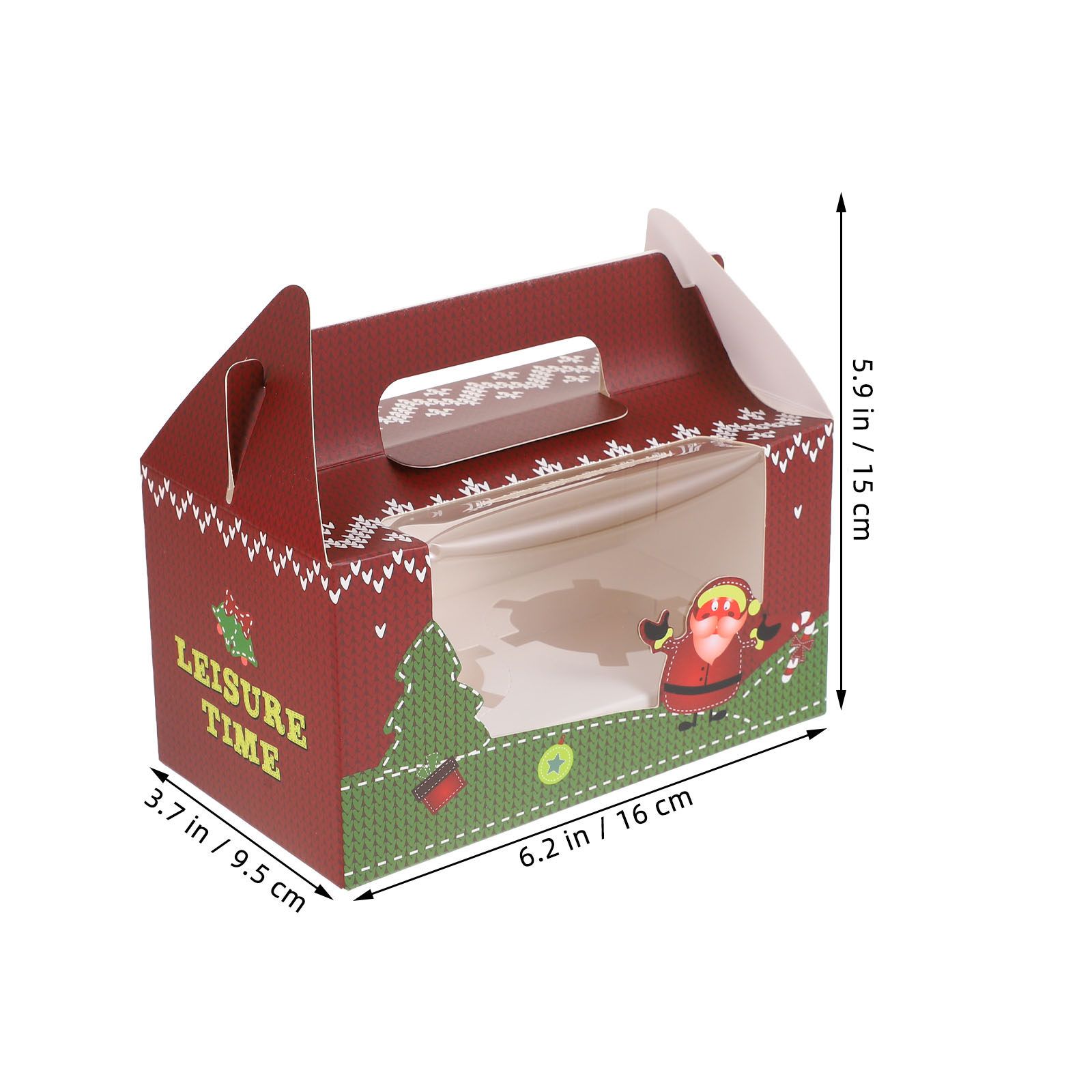 10Pcs Xmas Dessert Boxes Eco F - огляд і ціна Xmas Food Storage Containers