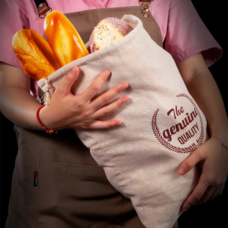 Linen Bread Bag Reusable Bags  - огляд і ціна Food Storage Plant