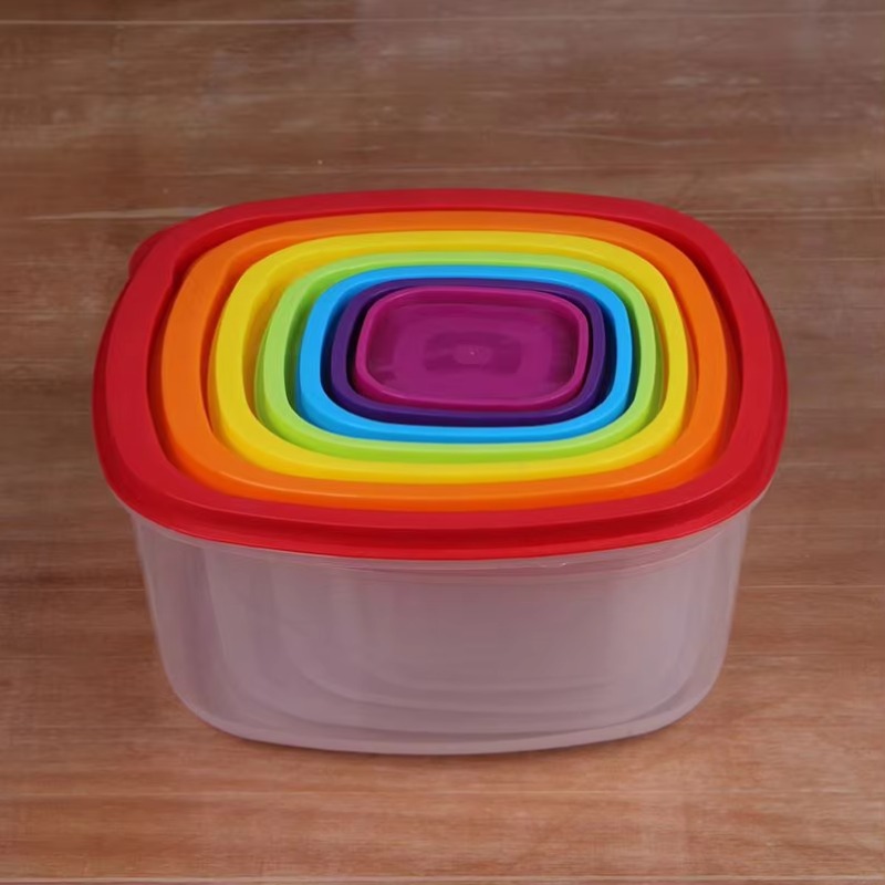 Rainbow 7pcs Food Container Pl - огляд і ціна Food Storage Plastic
