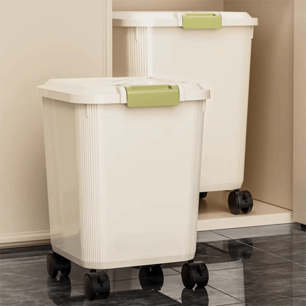Insect Proof Rice Storage Box  - огляд і ціна Food Storage With Wheels