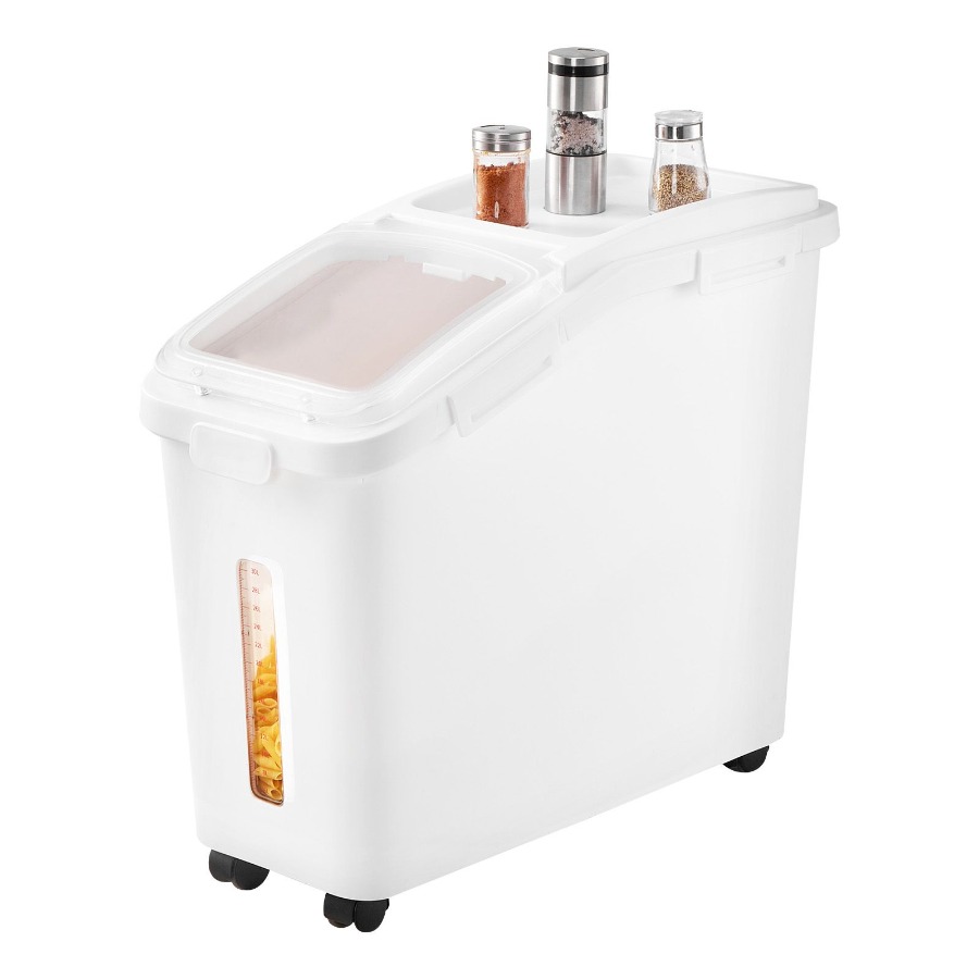 Large 11.4Gallon/50L Rice Stor - огляд і ціна Food Storage With Wheels