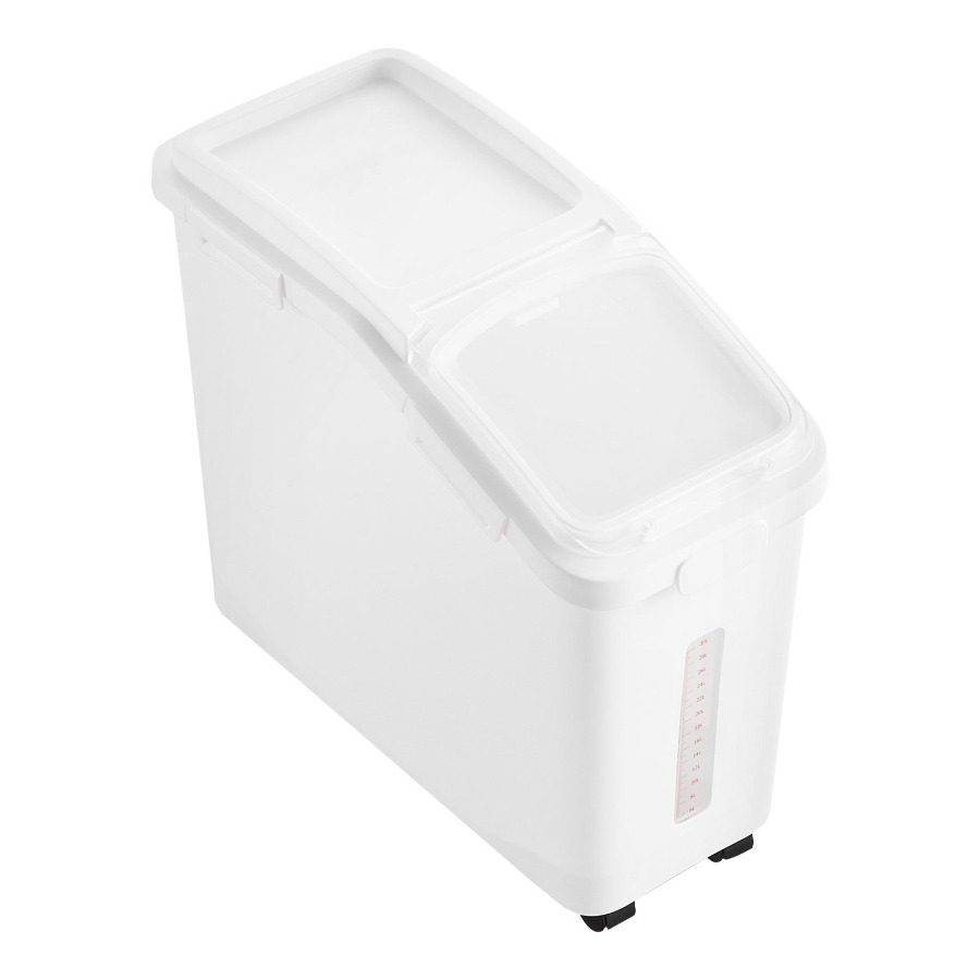Large 11.4Gallon/50L Rice Stor - огляд і ціна Food Storage With Wheels