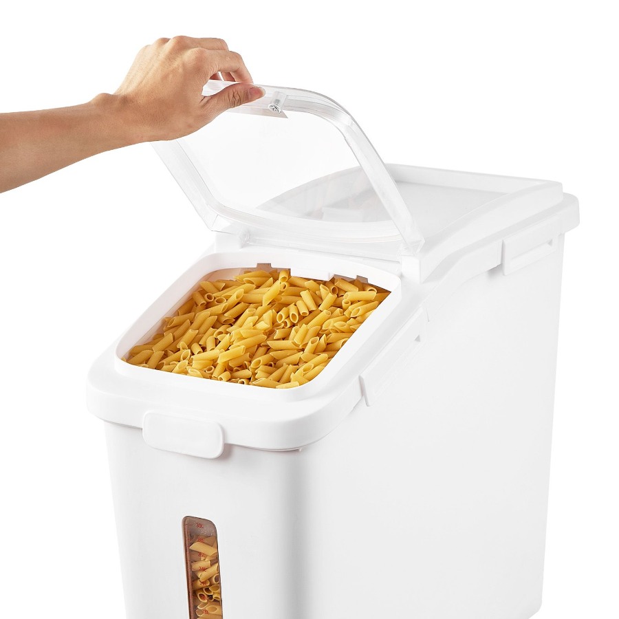 Large 11.4Gallon/50L Rice Stor - огляд і ціна Food Storage With Wheels