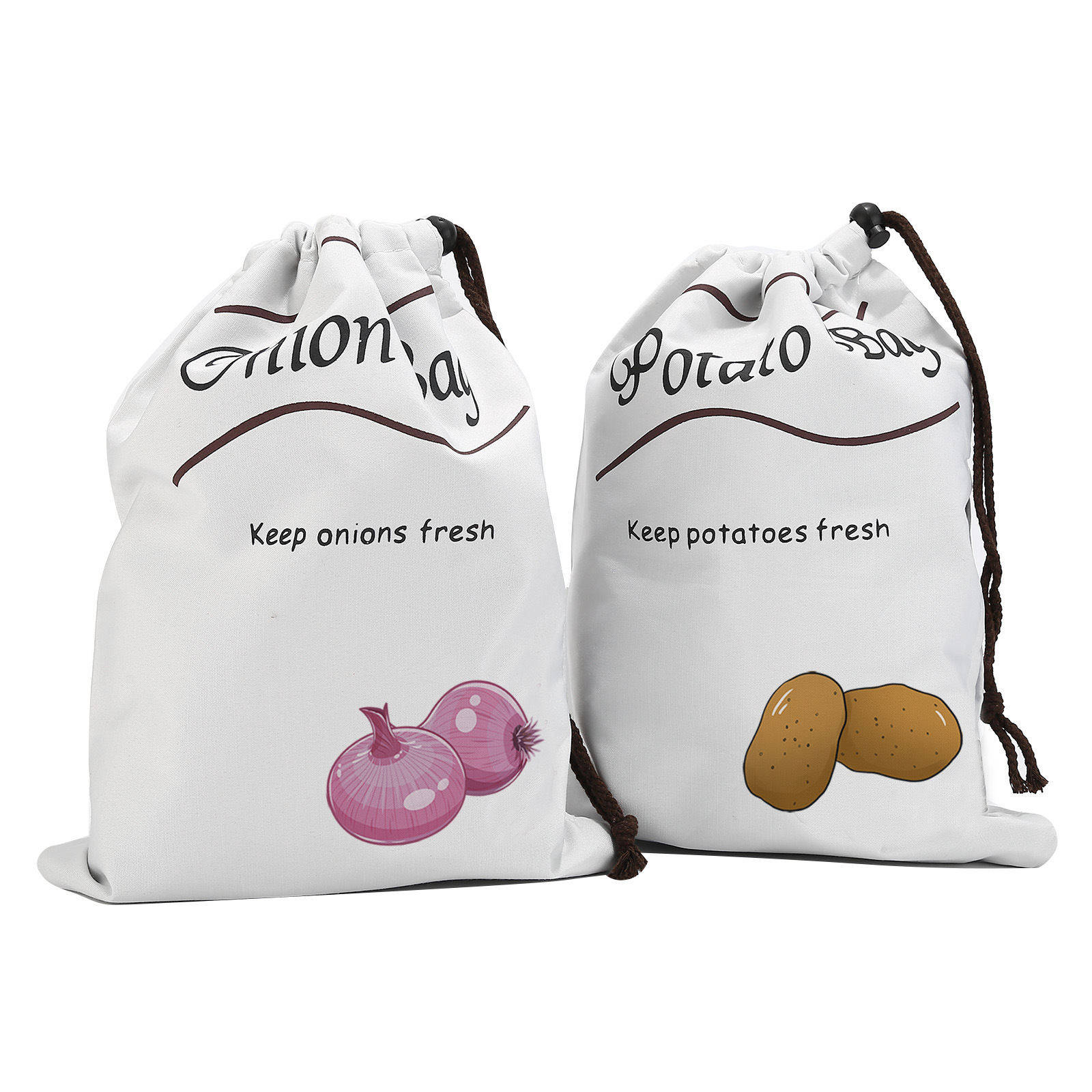 2Pcs Reusable Canvas Vegetable - огляд і ціна Food Storage In Roots