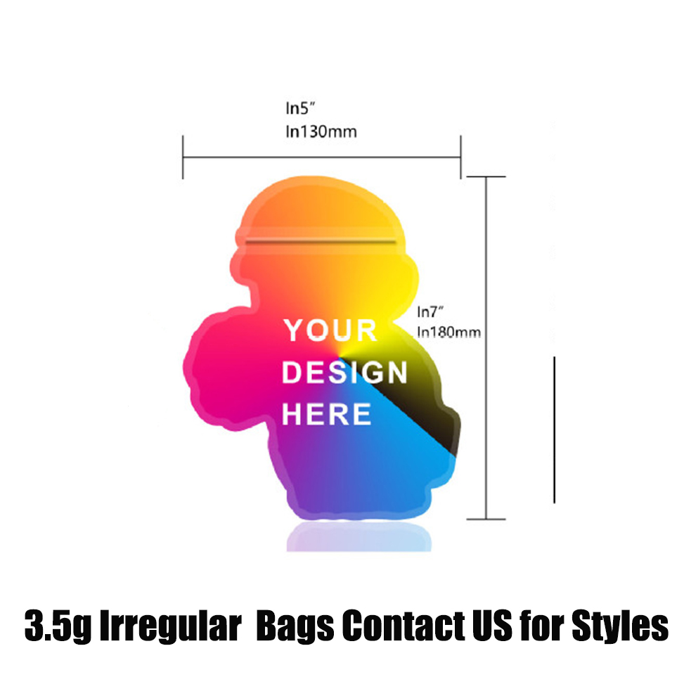 Custom 1G 3.5G 7G 14G 28G Myla - огляд і ціна Food Storage Mylar Bags