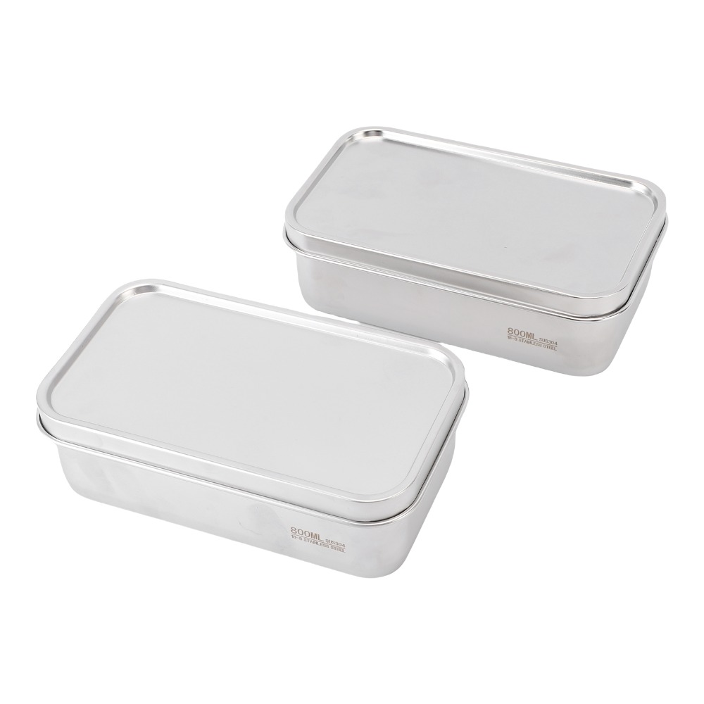 2PCS Practical 304 Stainless S - огляд і ціна Food Storage With Compartments