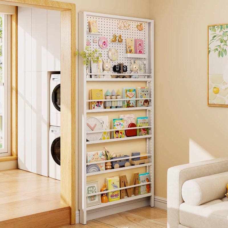 Slim Door Mount Bookcase Steel - огляд і ціна Food Storage Drawing