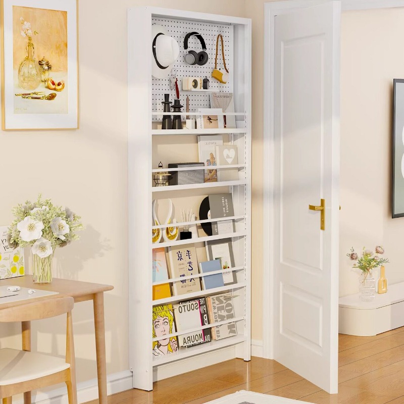 Slim Door Mount Bookcase Steel - огляд і ціна Food Storage Drawing