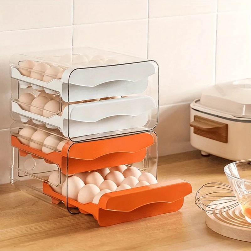 2-Layer Drawer Type Refrigerat - огляд і ціна Egg Storage Holder