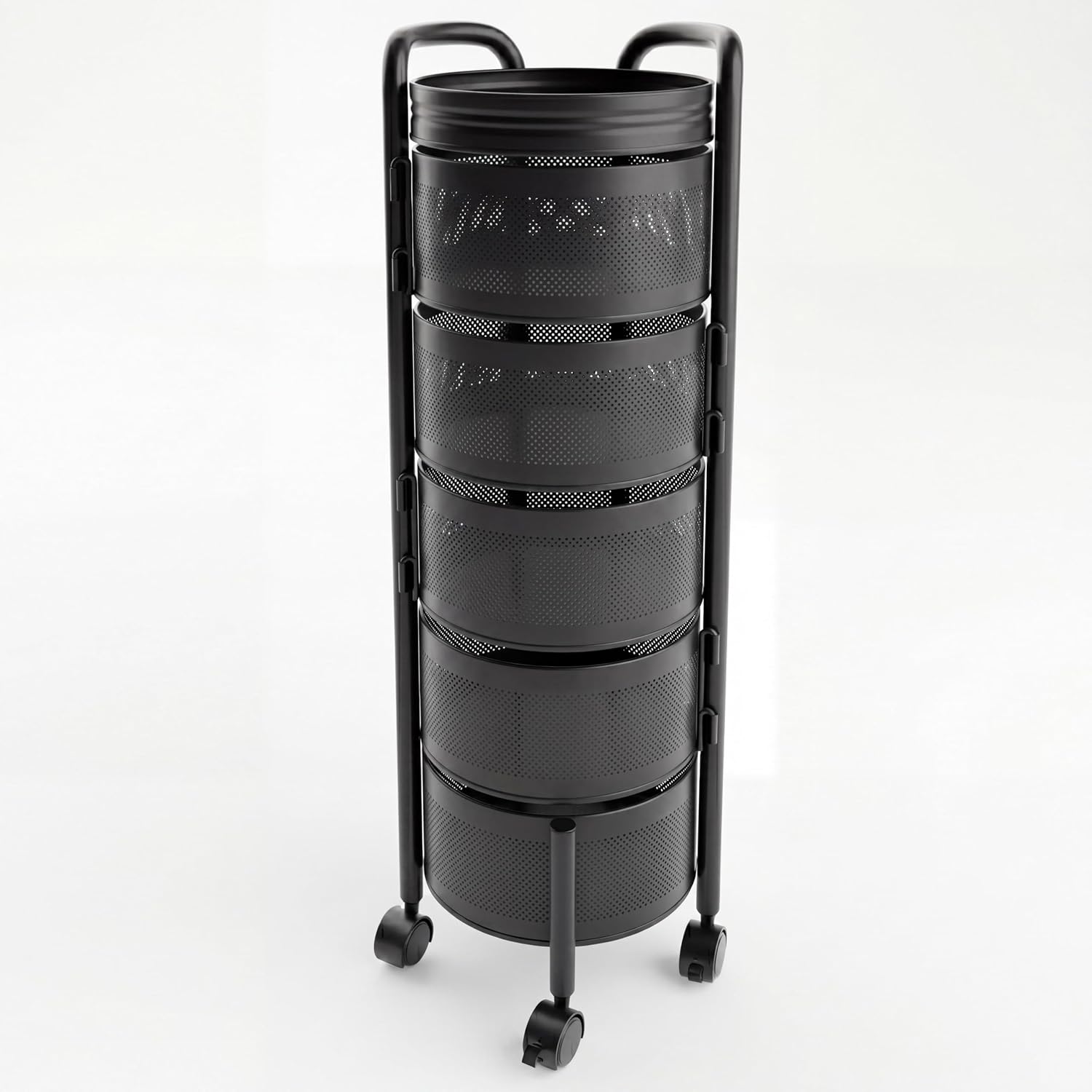 5-Tier Rotating Kitchen Storag - огляд і ціна Food Storage With Wheels