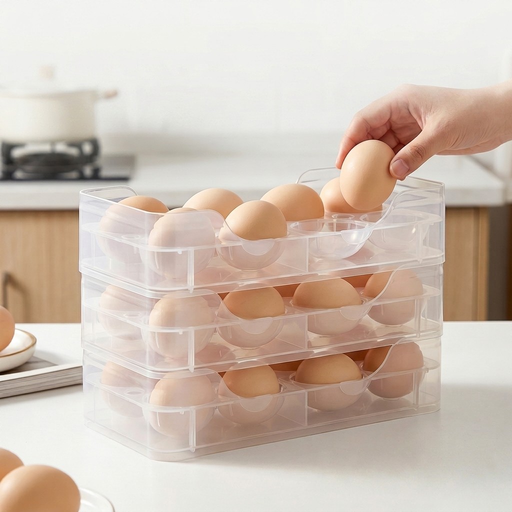 Stackable Egg Holder for Fridg - огляд і ціна Egg Storage Holder