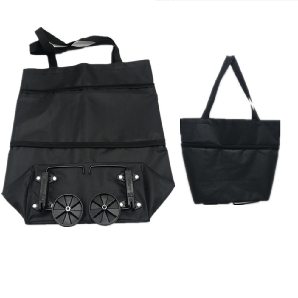 Folding Shopping Pull Cart Tro - огляд і ціна Food Storage With Wheels