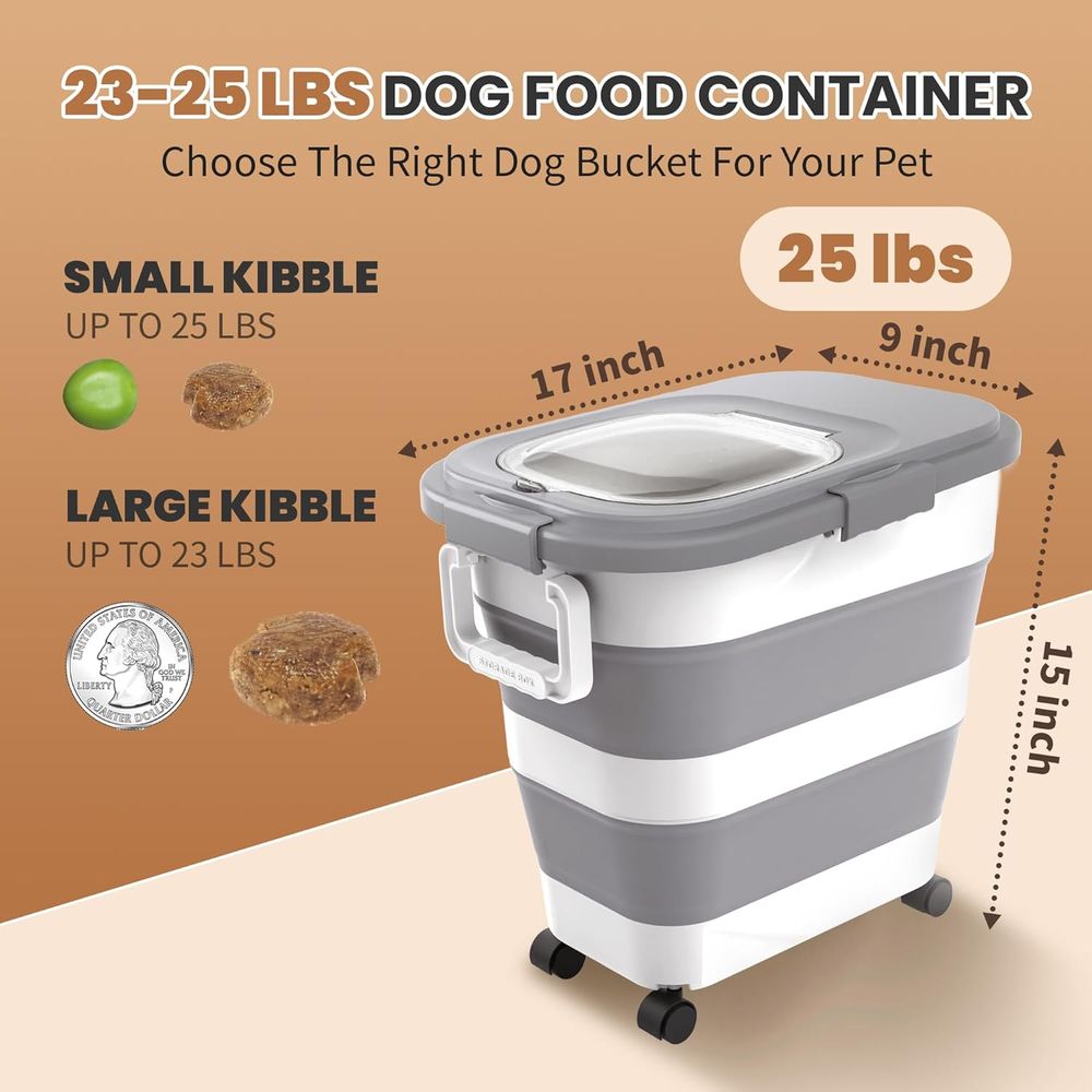 Airtight Dog Food Storage Cont - огляд і ціна Food Storage With Wheels