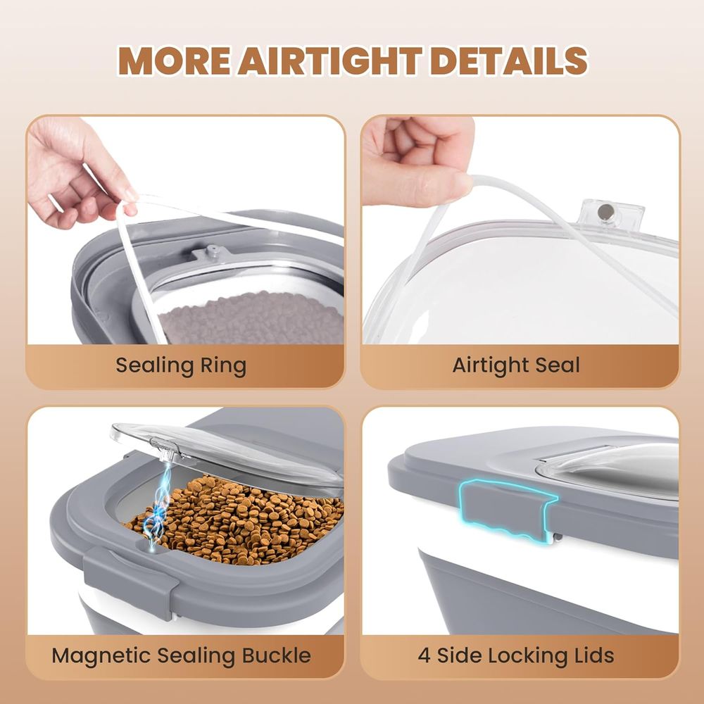 Airtight Dog Food Storage Cont - огляд і ціна Food Storage With Wheels