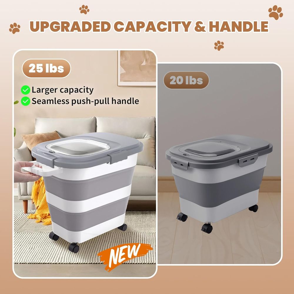 Airtight Dog Food Storage Cont - огляд і ціна Food Storage With Wheels
