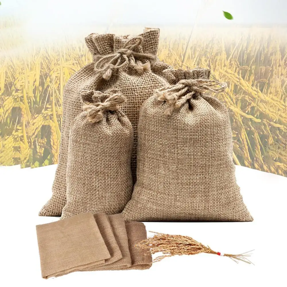 Natural Burlap Sack Jute Potat - огляд і ціна Food Storage In Roots
