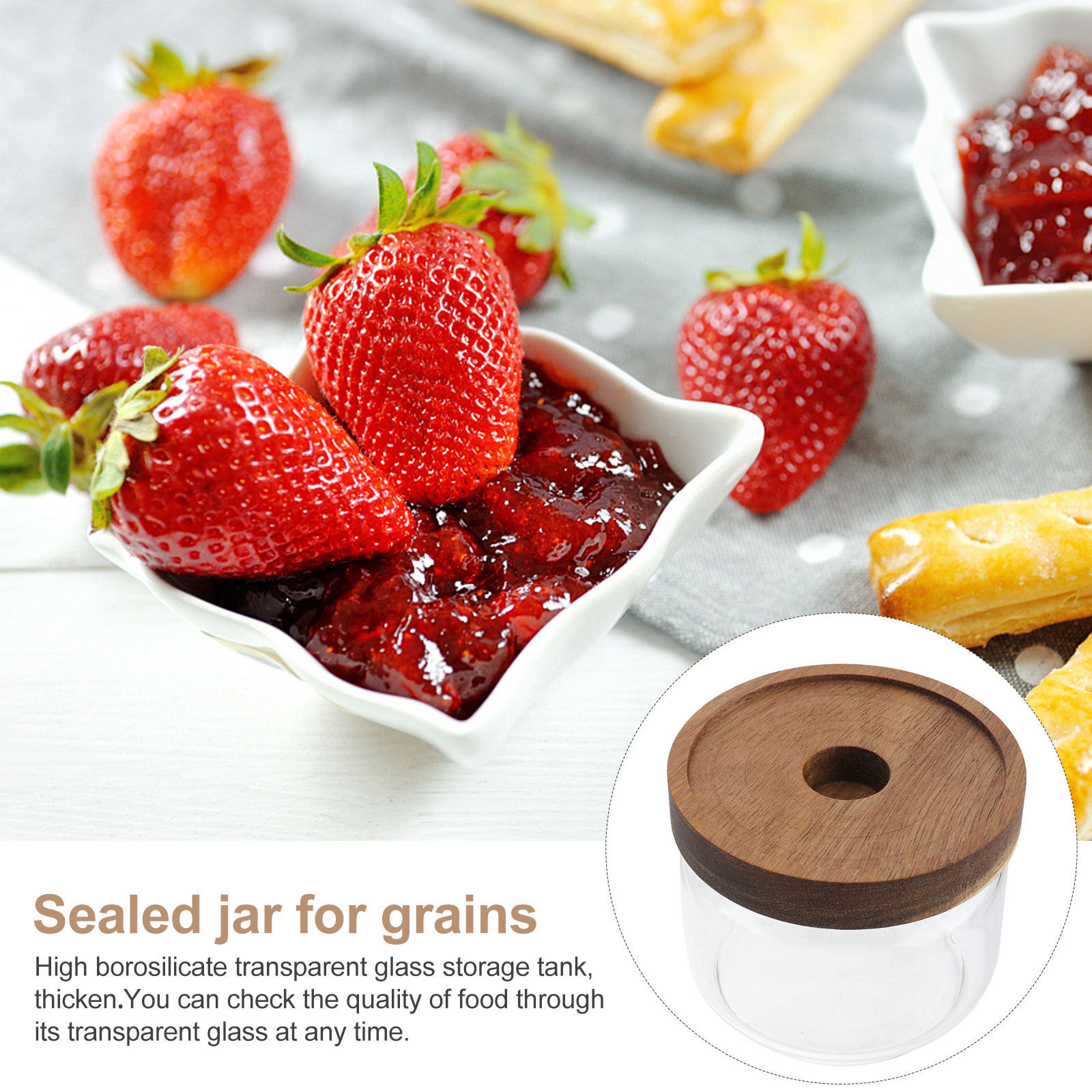 Glass Sealed Food Storage Jars - огляд і ціна Food Storage Glass Jar
