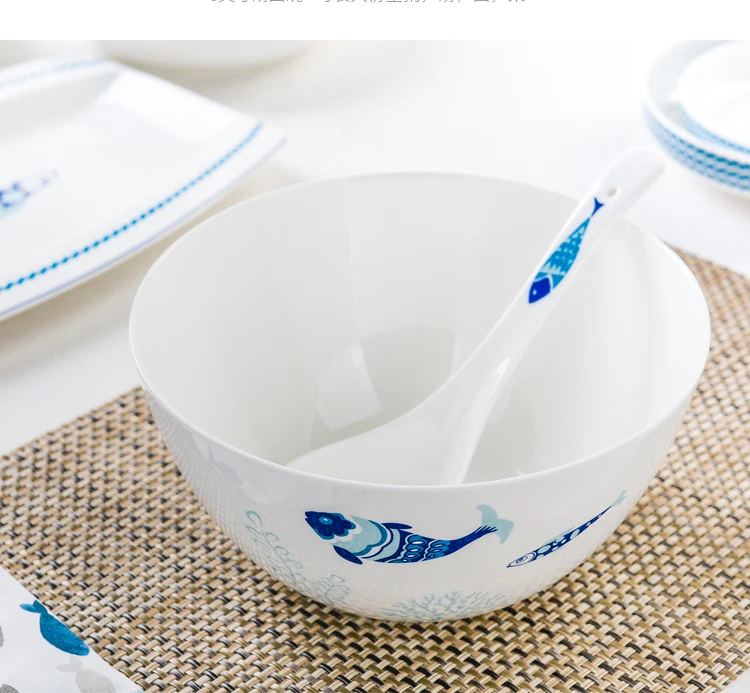 8 Inch, Bone China Big Bowl fo - огляд і ціна Food Storage Plant