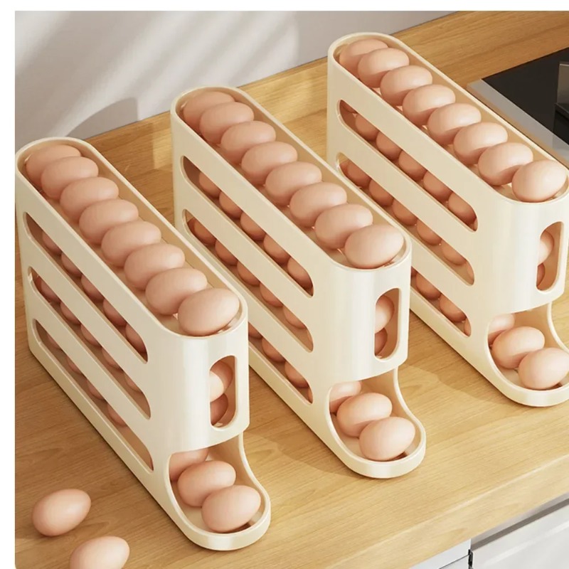 4 Layers Automatic Rolling Egg - огляд і ціна Egg Storage Holder