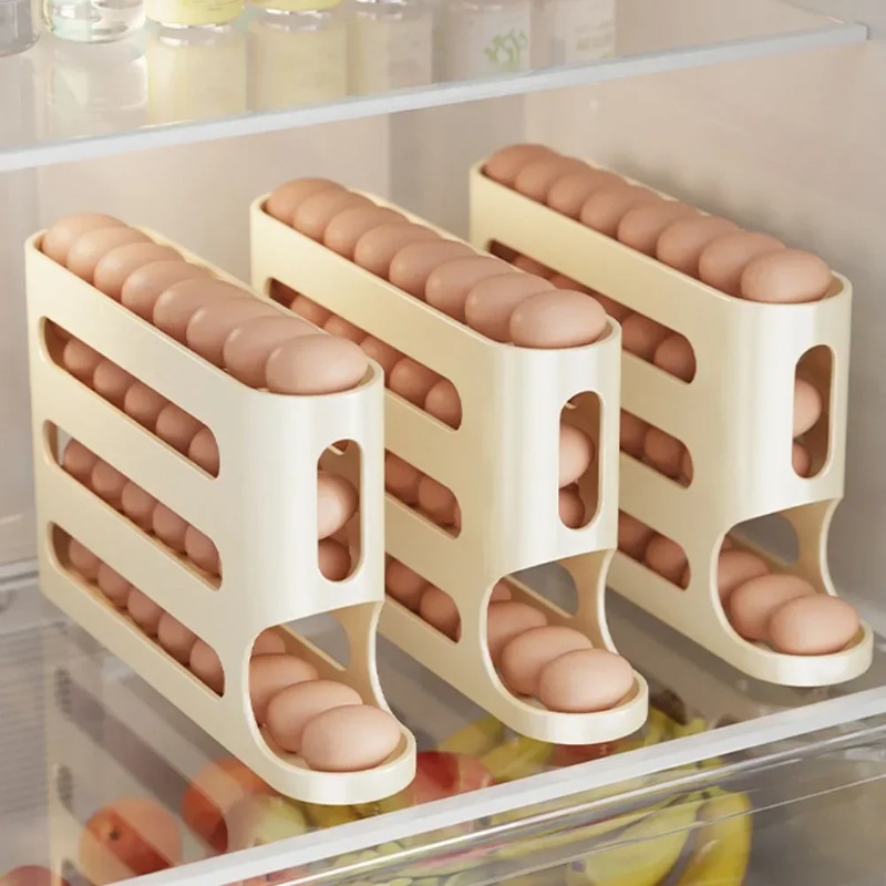 4 Layers Automatic Rolling Egg - огляд і ціна Egg Storage Holder
