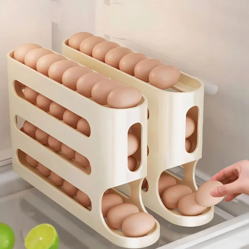 4 Layers Automatic Rolling Egg - огляд і ціна Egg Storage Holder