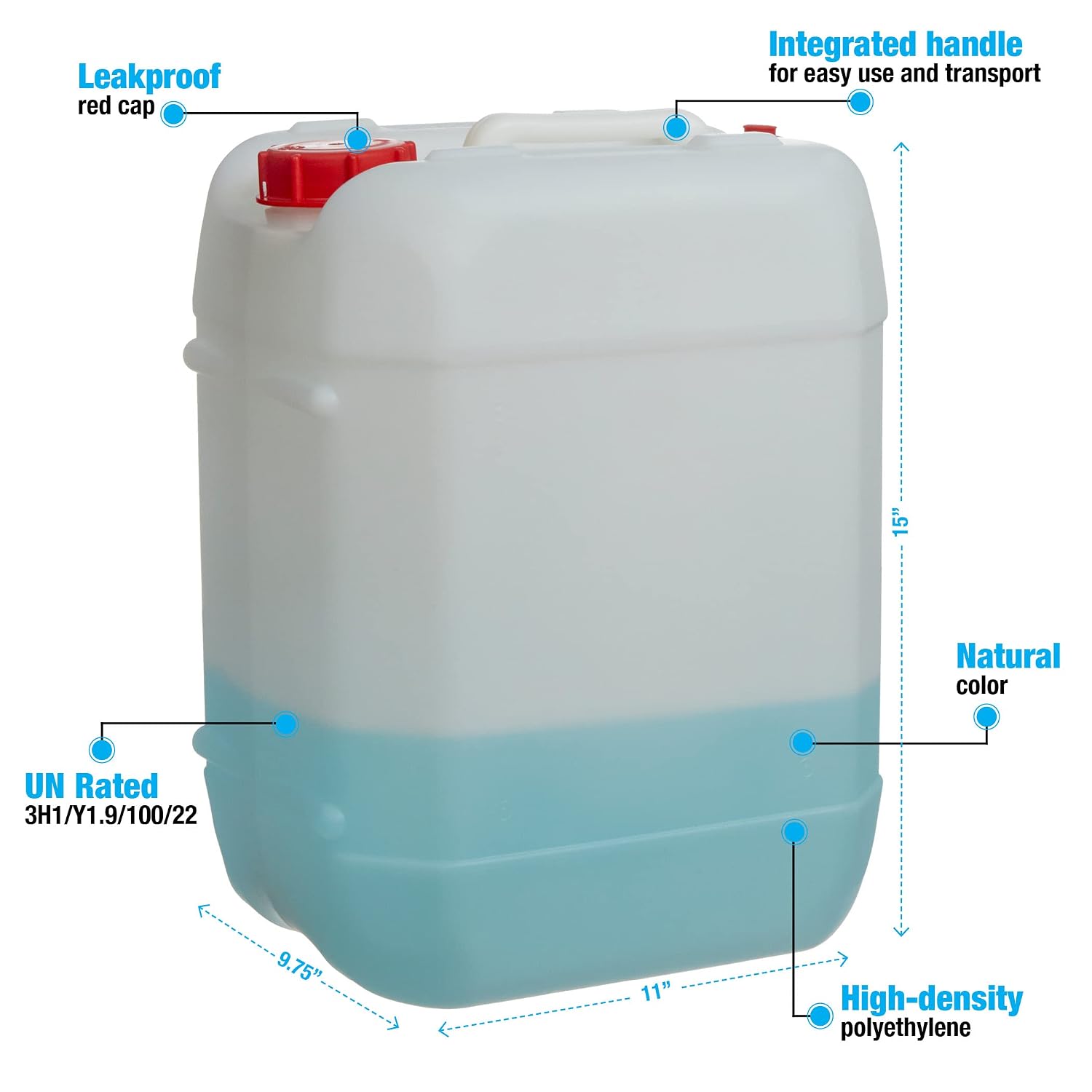 5 Gallon Stackable Plastic Car - огляд і ціна Food Storage Plastic