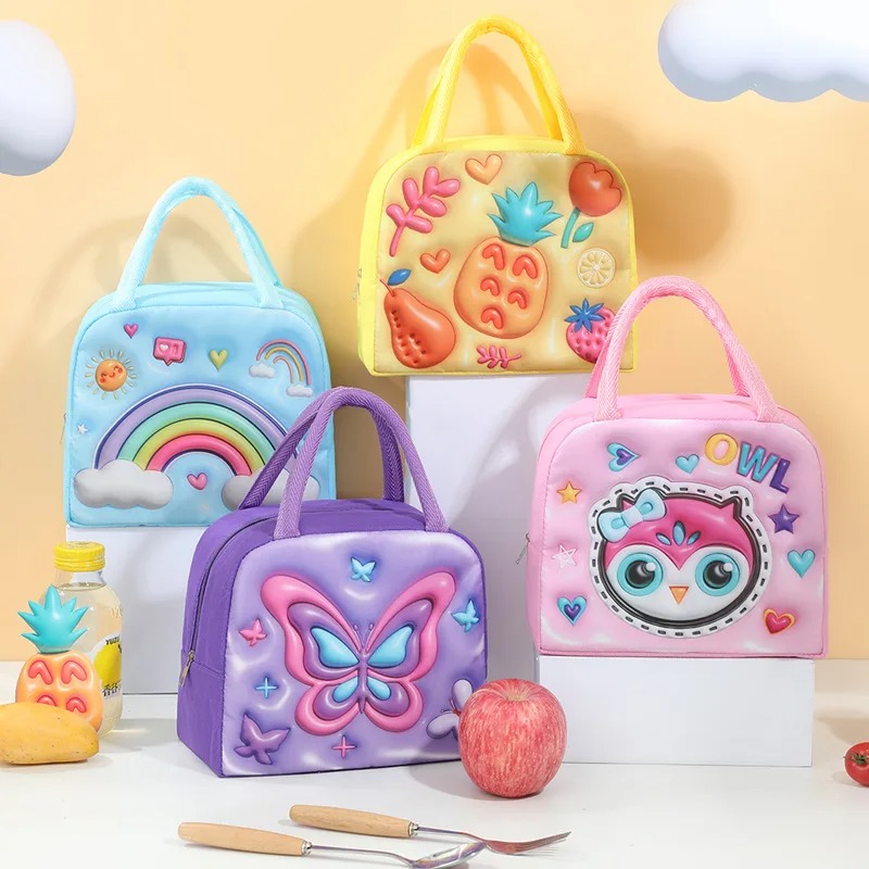 Children's Lunch Box Bag 3D Ca - огляд і ціна Food Storage Aluminum