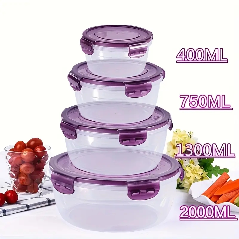 4 Plastic Food Storage Contain - огляд і ціна Food Storage And Preservation