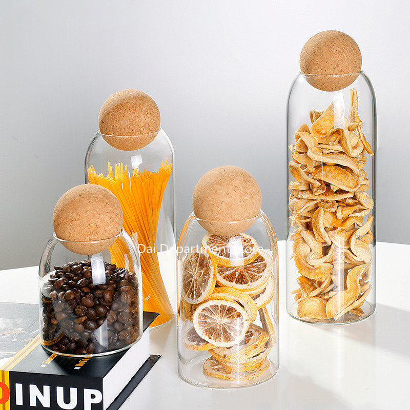 Clear Practical Wood Cork Glas - огляд і ціна Food Storage Practices