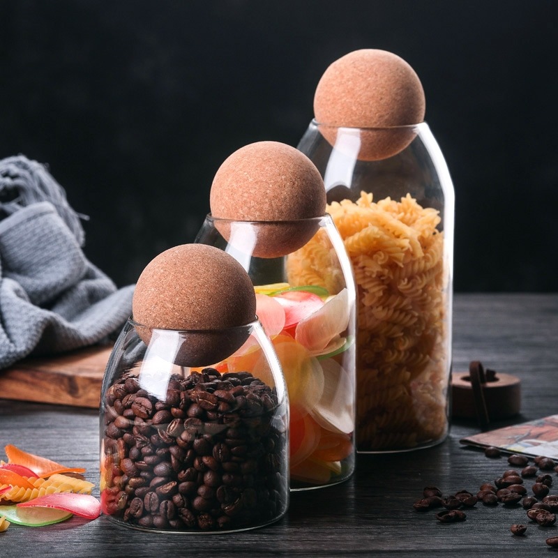 Clear Practical Wood Cork Glas - огляд і ціна Food Storage Practices