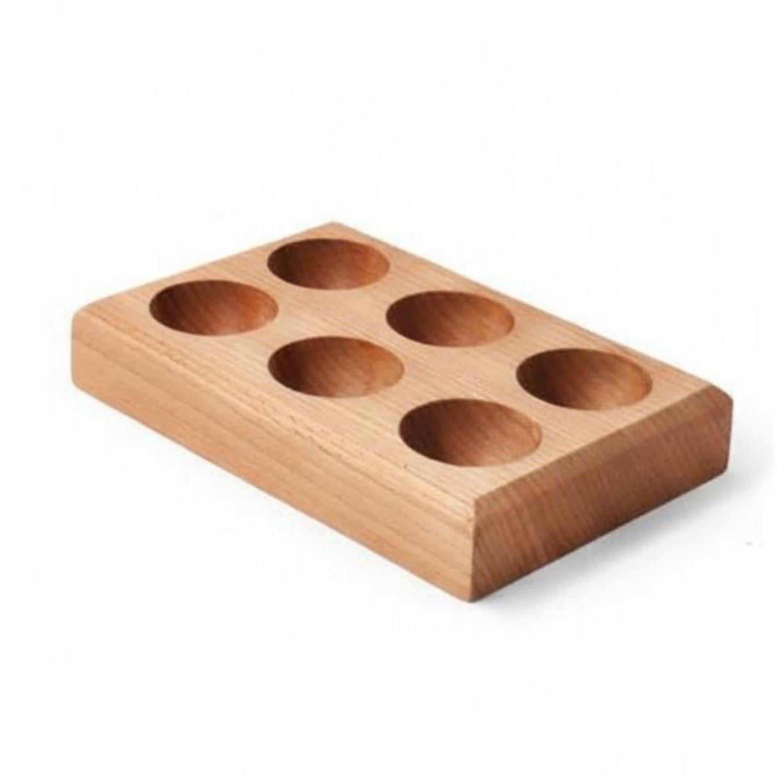 Beech Wood Egg Tray Deep Slot  - огляд і ціна Egg Storage Holder