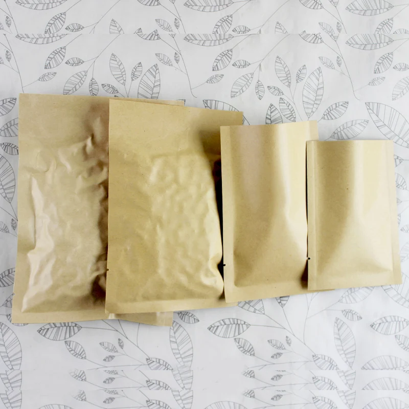 8*12cm Open Top Brown Kraft Pa - огляд і ціна Food Storage Mylar Bags