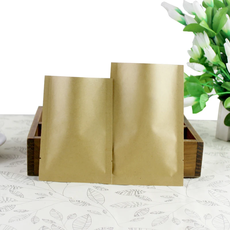 8*12cm Open Top Brown Kraft Pa - огляд і ціна Food Storage Mylar Bags