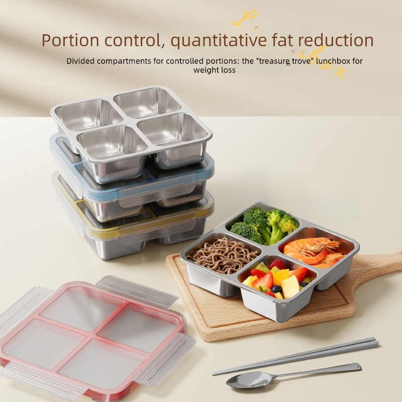 304 Stainless Steel Compartmen - огляд і ціна Food Storage With Compartments