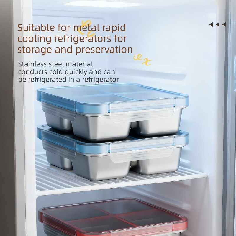 304 Stainless Steel Compartmen - огляд і ціна Food Storage With Compartments