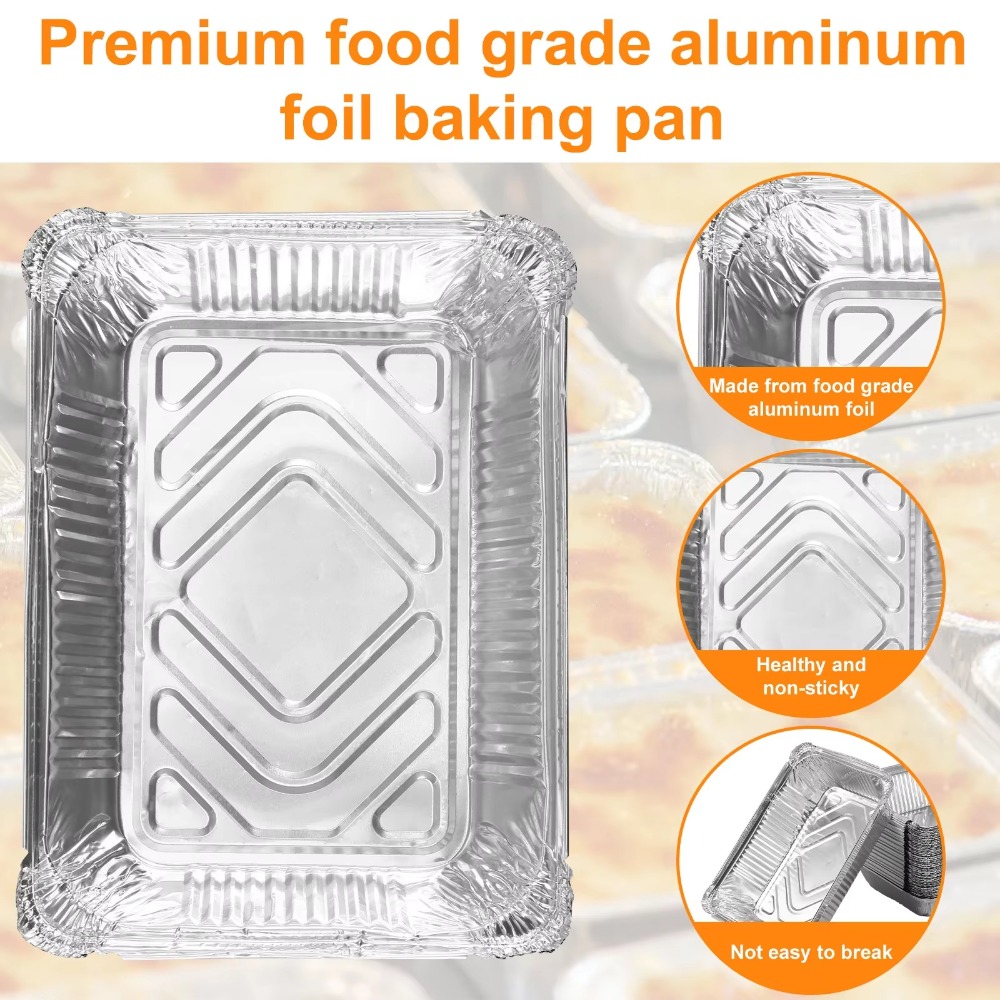 10PCS Disposable Aluminum Foil - огляд і ціна Food Storage Aluminum