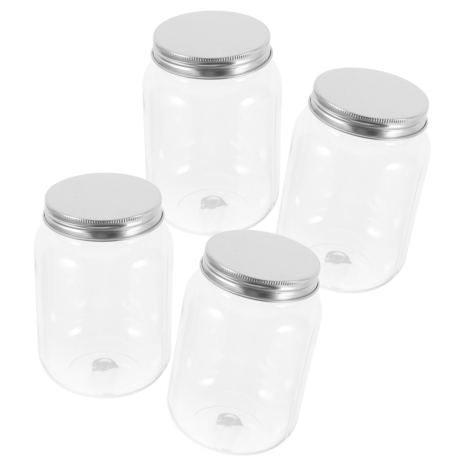4Pcs Clear Plastic Storage Jar - огляд і ціна Food Storage Plastic
