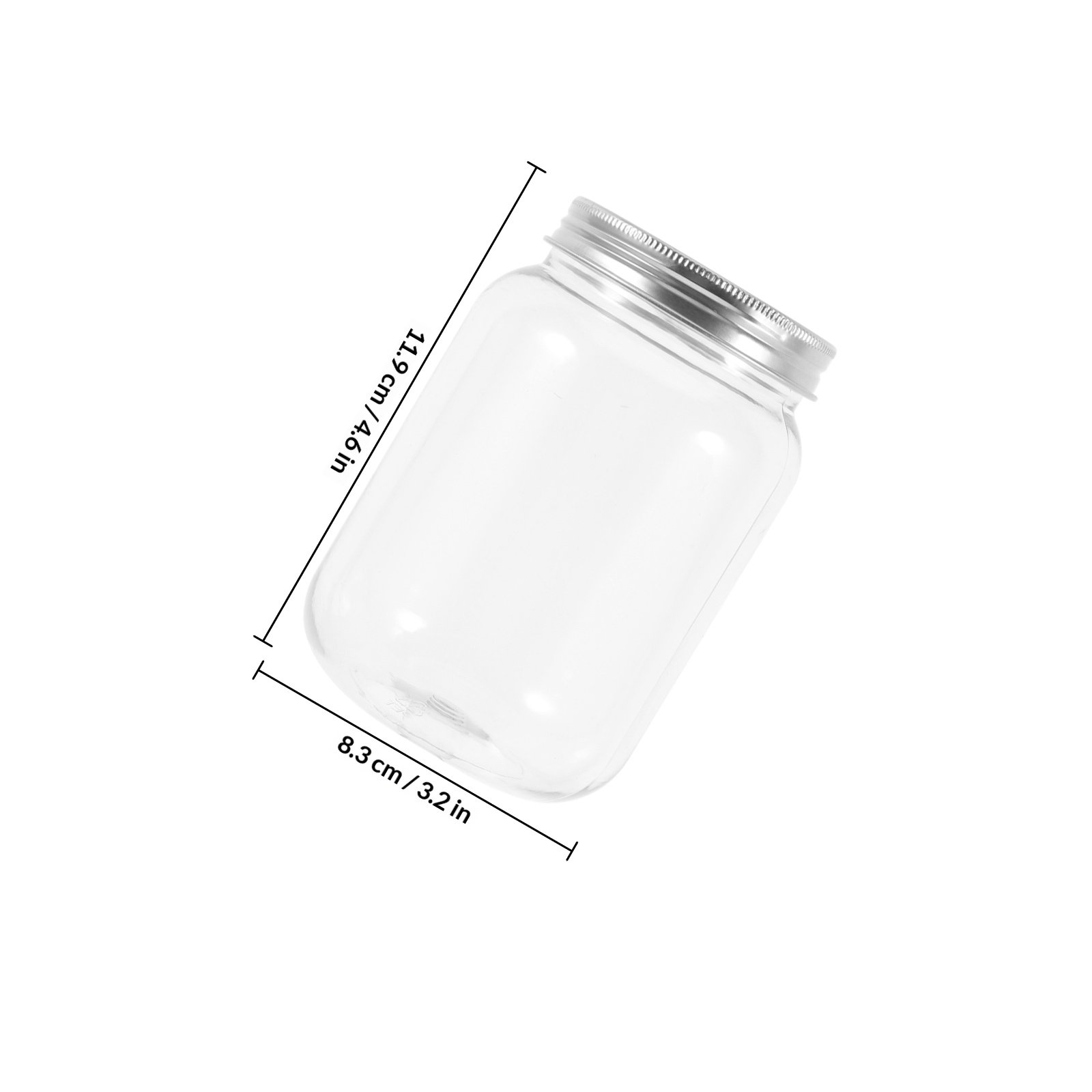 4Pcs Clear Plastic Storage Jar - огляд і ціна Food Storage Plastic